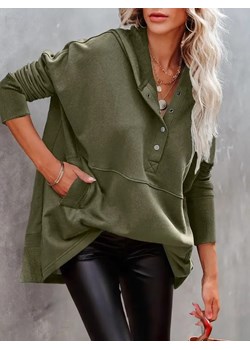 LA Angels Bluza w kolorze khaki ze sklepu Limango Polska w kategorii Bluzy damskie - zdjęcie 188200349