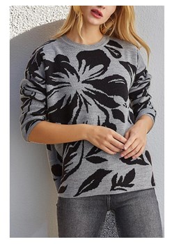 LA Angels Sweter w kolorze szaro-czarnym ze sklepu Limango Polska w kategorii Swetry damskie - zdjęcie 188200366