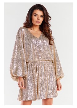 Awama Sukienka w kolorze beżowym ze sklepu Limango Polska w kategorii Sukienki - zdjęcie 188200925