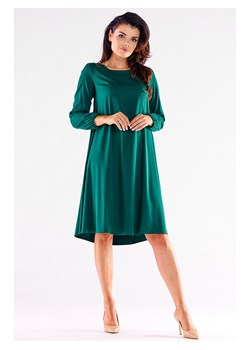 Awama Sukienka w kolorze ciemnozielonym ze sklepu Limango Polska w kategorii Sukienki - zdjęcie 188201037
