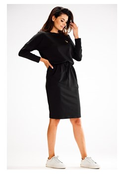 Awama Sukienka w kolorze czarnym ze sklepu Limango Polska w kategorii Sukienki - zdjęcie 188201235