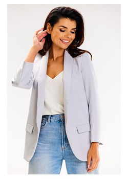 Awama Blezer w kolorze jasnoszarym ze sklepu Limango Polska w kategorii Marynarki damskie - zdjęcie 188201287
