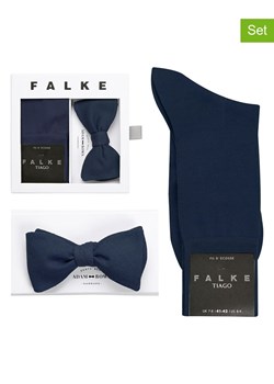 Falke 2-częściowy zestaw w kolorze granatowym: skarpety i muszka ze sklepu Limango Polska w kategorii Skarpetki męskie - zdjęcie 188202055