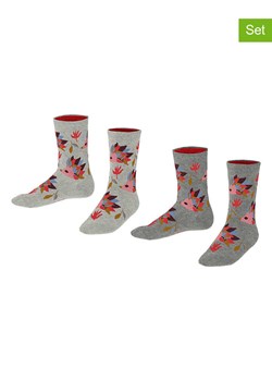 ESPRIT Skarpety (2 pary) "Hedgehog" w kolorze szarym ze sklepu Limango Polska w kategorii Skarpetki dziecięce - zdjęcie 188202437