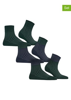 ESPRIT Skarpety (3 pary) w kolorze granatowo-zielonym ze sklepu Limango Polska w kategorii Skarpetki dziecięce - zdjęcie 188202468