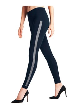 Falke Legginsy "Clean Intensity" w kolorze granatowym ze sklepu Limango Polska w kategorii Spodnie damskie - zdjęcie 188202506
