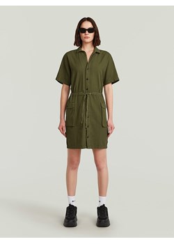 G-Star Sukienka w kolorze khaki ze sklepu Limango Polska w kategorii Sukienki - zdjęcie 188203746