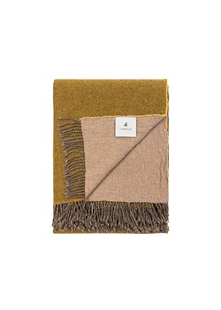 Lanerossi Koc w kolorze musztardowo-beżowym - 180 x 130 cm ze sklepu Limango Polska w kategorii Tekstylia - zdjęcie 188204349