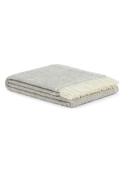 Lanerossi Wełniany koc "Solid" w kolorze szarym - 170 x 130 cm ze sklepu Limango Polska w kategorii Tekstylia - zdjęcie 188204748