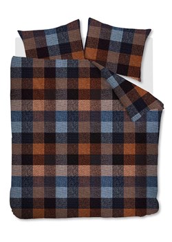 Beddinghouse Komplet pościeli flanelowej "Beckett" w kolorze brązowo-niebieskim ze sklepu Limango Polska w kategorii Pościele - zdjęcie 188205805
