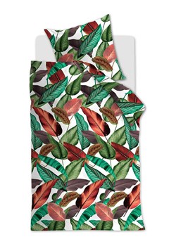 Ambiante Komplet pościeli satynowej "Makoyana" w kolorze zielono-czerwono-białym ze sklepu Limango Polska w kategorii Pościele - zdjęcie 188206416
