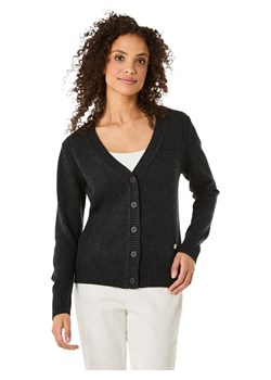 WITT WEIDEN Wełniany kardigan w kolorze czarnym ze sklepu Limango Polska w kategorii Swetry damskie - zdjęcie 188208926