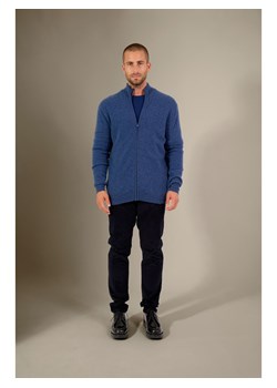 Perfect Cashmere Kaszmirowy kardigan w kolorze niebieskim ze sklepu Limango Polska w kategorii Swetry męskie - zdjęcie 188209616