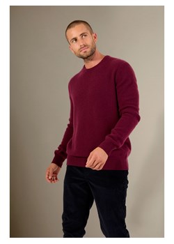 Perfect Cashmere Kaszmirowy sweter "Eden" w kolorze jagodowym ze sklepu Limango Polska w kategorii Swetry męskie - zdjęcie 188209629