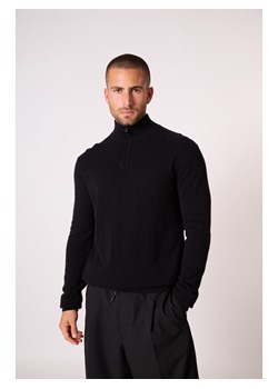 Perfect Cashmere Kaszmirowy sweter "Greg" w kolorze czarnym ze sklepu Limango Polska w kategorii Swetry męskie - zdjęcie 188209756