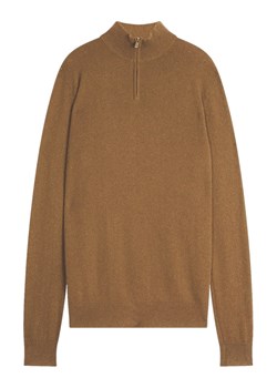 Perfect Cashmere Kaszmirowy sweter "Greg" w kolorze jasnobrązowym ze sklepu Limango Polska w kategorii Swetry męskie - zdjęcie 188209766