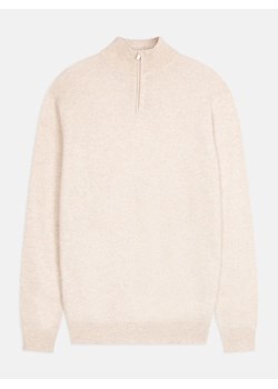 Perfect Cashmere Kaszmirowy sweter "Greg" w kolorze kremowym ze sklepu Limango Polska w kategorii Swetry męskie - zdjęcie 188209779