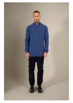 Perfect Cashmere Kaszmirowy sweter "Lucas" w kolorze niebieskim ze sklepu Limango Polska w kategorii Swetry męskie - zdjęcie 188209799