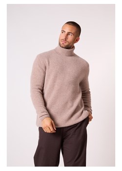 Perfect Cashmere Kaszmirowy golf "Marius" w kolorze beżowym ze sklepu Limango Polska w kategorii Swetry męskie - zdjęcie 188209826
