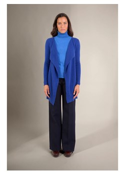 Perfect Cashmere Kaszmirowy kardigan "Abigail" w kolorze niebieskim ze sklepu Limango Polska w kategorii Swetry damskie - zdjęcie 188209986
