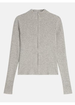 Perfect Cashmere Kaszmirowy kardigan "Alberte" w kolorze jasnoszarym ze sklepu Limango Polska w kategorii Swetry damskie - zdjęcie 188209996