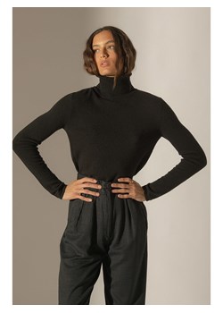 Perfect Cashmere Kaszmirowy golf "Ashley" w kolorze czarnym ze sklepu Limango Polska w kategorii Swetry damskie - zdjęcie 188210029