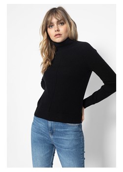 Perfect Cashmere Kaszmirowy golf "Carrick" w kolorze czarnym ze sklepu Limango Polska w kategorii Swetry damskie - zdjęcie 188210078