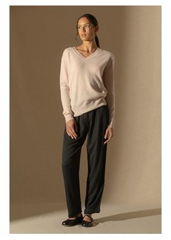 Perfect Cashmere Kaszmirowy sweter "Kalie" w kolorze kremowym ze sklepu Limango Polska w kategorii Swetry damskie - zdjęcie 188210308