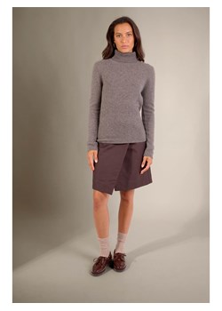 Perfect Cashmere Kaszmirowy sweter "Linda" w kolorze szarobrązowym ze sklepu Limango Polska w kategorii Swetry damskie - zdjęcie 188210355