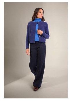 Perfect Cashmere Kaszmirowy kardigan "Rabten" w kolorze niebieskim ze sklepu Limango Polska w kategorii Swetry damskie - zdjęcie 188210586