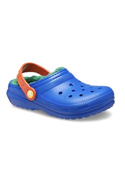 Crocs Chodaki "Classic Lined" w kolorze niebieskim ze sklepu Limango Polska w kategorii Klapki dziecięce - zdjęcie 188214468