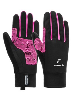 Reusch Rękawiczki funkcyjne "Arien" w kolorze czarno-różowym ze sklepu Limango Polska w kategorii Rękawiczki dziecięce - zdjęcie 188216898