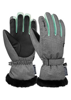 Reusch Rękawiczki funkcyjne "Stella" w kolorze szarym ze sklepu Limango Polska w kategorii Rękawiczki dziecięce - zdjęcie 188217035