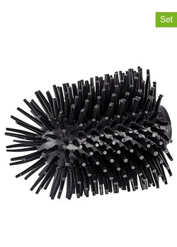 Wenko Wymienne główki  (2 szt.) w kolorze czarnym do szczotki WC - Ø 7,5 cm ze sklepu Limango Polska w kategorii Akcesoria łazienkowe - zdjęcie 188218418