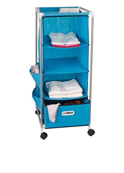 axentia Regał w kolorze błękitnym - 38,5 x 99 x 38,5 cm ze sklepu Limango Polska w kategorii Pojemniki kuchenne - zdjęcie 188218425