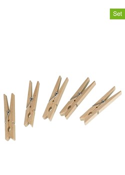 Wenko Klamerki (100 szt.) w kolorze jasnobrązowym - wys. 7 cm ze sklepu Limango Polska w kategorii Pojemniki kuchenne - zdjęcie 188218488