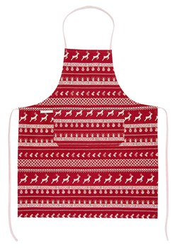 Clayre &amp; Eef Fartuch w kolorze czerwonym - 85 x 70 cm ze sklepu Limango Polska w kategorii Ścierki kuchenne - zdjęcie 188218688