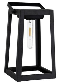 näve Dekoracyjna lampa solarna LED w kolorze czarnym - 15 x 31 x 15 cm ze sklepu Limango Polska w kategorii Oświetlenie - zdjęcie 188218747