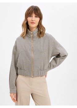 HUGO Bluza damska - Amefine Kobiety beżowy w kratkę ze sklepu vangraaf w kategorii Kurtki damskie - zdjęcie 188218785