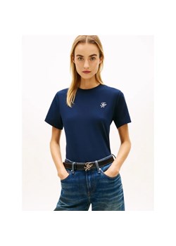 Tommy Hilfiger T-shirt | Regular Fit ze sklepu Gomez Fashion Store w kategorii Bluzki damskie - zdjęcie 188220968