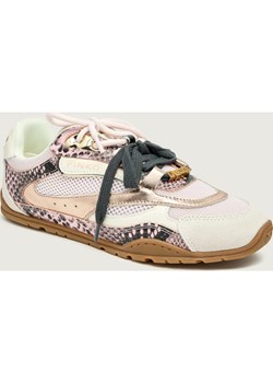 Pinko Skórzane sneakersy YULIA 01 | zamsz ze sklepu Gomez Fashion Store w kategorii Buty sportowe damskie - zdjęcie 188220995