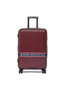Walizka Beverly Hills Polo Club CEO-BHPC-M-007-08-BURGUNDY ze sklepu ccc.eu w kategorii Walizki - zdjęcie 188221037