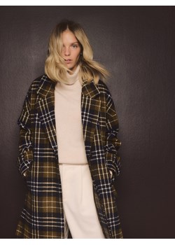 Reserved - Płaszcz z wełną - wielobarwny ze sklepu Reserved w kategorii Płaszcze damskie - zdjęcie 188221097