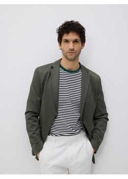 Reserved - Marynarka slim fit - oliwkowy ze sklepu Reserved w kategorii Marynarki męskie - zdjęcie 188221127