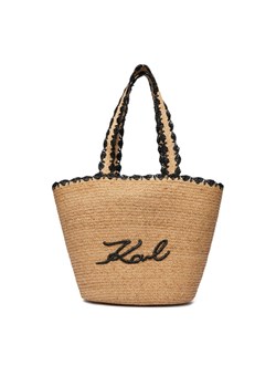 Torebka KARL LAGERFELD B1W46070 Beżowy ze sklepu eobuwie.pl w kategorii Torby letnie - zdjęcie 188221919