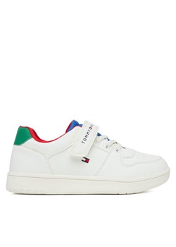 Sneakersy Tommy Hilfiger T1X9-34344-1355 S Biały ze sklepu eobuwie.pl w kategorii Buty sportowe dziecięce - zdjęcie 188221927