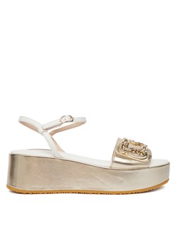 Sandały Liu Jo Flo 01 SA6137 PX026 Złoty ze sklepu eobuwie.pl w kategorii Sandały damskie - zdjęcie 188221947