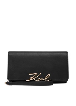 Portfel KARL LAGERFELD B1W32033 Czarny ze sklepu eobuwie.pl w kategorii Portfele damskie - zdjęcie 188221968