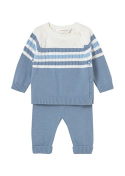 Mayoral Komplet sweter i spodnie materiałowe 1505 Niebieski Regular Fit ze sklepu MODIVO w kategorii Komplety niemowlęce - zdjęcie 188222637