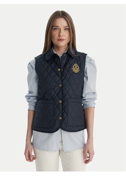 LAUREN RALPH LAUREN Bezrękawnik 297P10887001 Granatowy Regular Fit ze sklepu MODIVO w kategorii Kamizelki damskie - zdjęcie 188222688